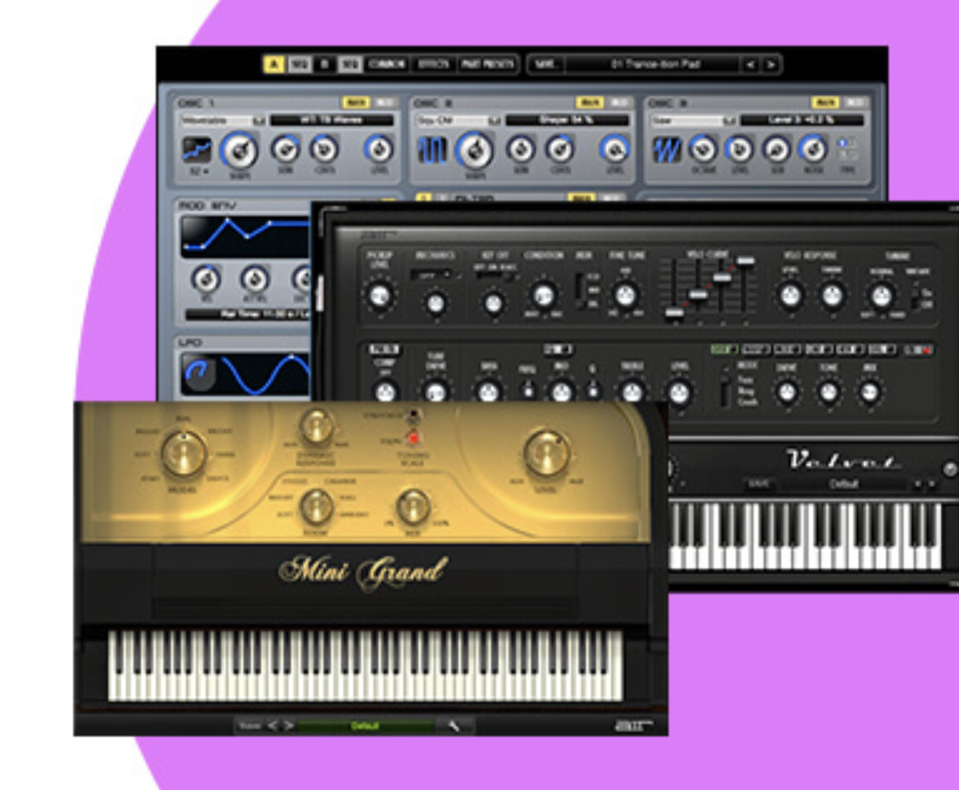 Air Music Tech BUNDLE HYBRID 3-VELVET-MINI GRAND